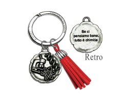 Bomboniera laurea chimca portachiavi chimica con scatola