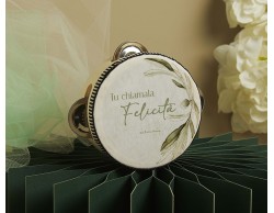 Bomboniera Claraluna Tamburello Decorativo Ulivo