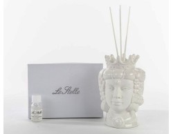 Bomboniera Matrimonio Le Stelle PROFUMATORE TESTA DI MORO DONNA PORCELLANA