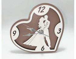 Bomboniera Matrimonio Mariella Martini sveglia cuore con coppia sposi