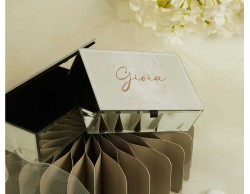 Bomboniera Matrimonio Claraluna 2026 Scatola Porta Gioie Specchio Decoro Gioia