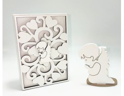 Bomboniera Prima Comunione Mariella Martini Vangelo con angioletto e profumatore angioletto