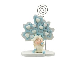 Segnaposto Battesimo Harmony 2024 albero della vita cuori rosa piccolo con orsetto girl 3D resina su arcobaleno