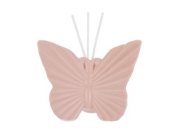 Bomboniera PROFUMATORE FARFALLA PORCELLANA rosa
