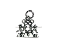 Bomboniera Laurea Ciondolo scienze motorie in Metallo Argentato - Bomboniera Made in Italy