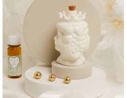 Bomboniera Matrimonio Claraluna Oliera Teste di Moro Bifacciale con Olio Incluso