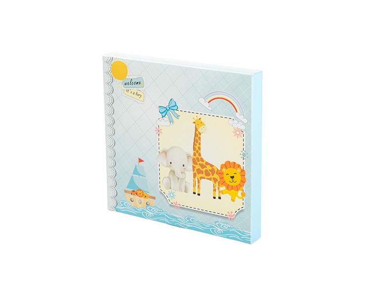 Bomboniera Harmony OROLOGIO BOY ARCA DI NOE CON BOX E FAZZOLETTO su Bomboniere Dolci Emozioni