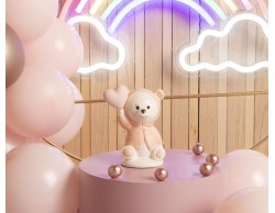 Bomboniera Nascita Battesimo Claraluna Orsetto rosa