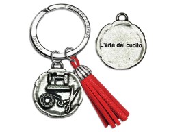 Bomboniera laurea sartoria portachiavi con scatola