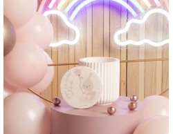 Bomboniera Nascita Battesimo Claraluna scatola con coniglietto rosa