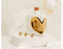 BOMBONIERA MATRIMONIO CLARALUNA OLIERA CUORE GOLD