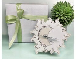 Bomboniera Matrimonio Mariella Martini Orologio Sole e Luna Piccolo