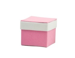 Sacchetto harmony 2024 scatolina quadrata velluto rosa