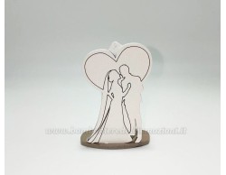 Bomboniera Matrimonio Mariella Martini profumino coppia sposi