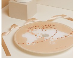 BOMBONIERA MATRIMONIO CLARALUNA VASSOIO GIREVOLE DECORO VIAGGIO