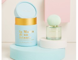 Bomboniera Matrimonio Claraluna Diffusore Piccolo Azzurro con Tappo in Gesso