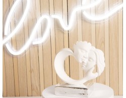 Bomboniera Matrimonio Claraluna 2024 coppia innamorati base silver piccola