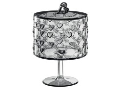 CONTENITORE CON ALZATA PICCOLO GRIGIO CIELO