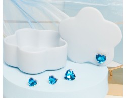 bomboniera claraluna scatolina azzurra con cuore