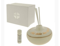 Bomboniera Solidale Matrimonio Quadrifoglio Monet diffusore avon grande