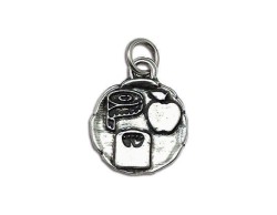 Bomboniera Laurea ciondolo dietologia in argento