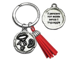 Bomboniera laurea logopedia portachiavi con scatola