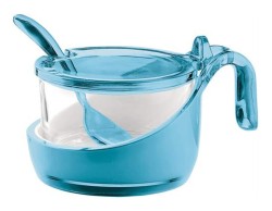 FORMAGGERA BICOLORE GUZZINI AZZURRO VINTAGE