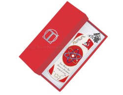 Bomboniera laurea biologia chimica segnalibro personalizzato con scatola