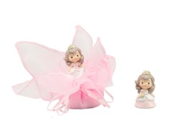 Sacchetto harmony 2024 principessa resina 3dcon cuore oro assortito in 2 modelli con fazzoletto