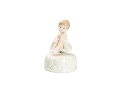 Bomboniera harmony CARILLON BALLERINA PORCELLANA CON BOX E SACCHETTO