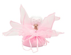 Sacchetto harmony 2024 orsetto girl 3d mongolfiera resina con fazzoletto