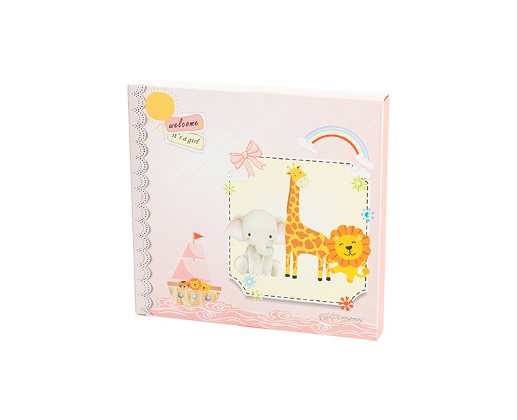 Bomboniera Harmony OROLOGIO GIRL ARCA DI NOE CON BOX E FAZZOLETTO su Bomboniere Dolci Emozioni