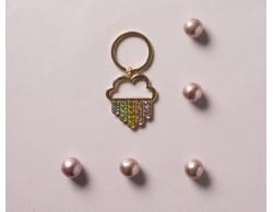 portachiave oro arcobaleno grande