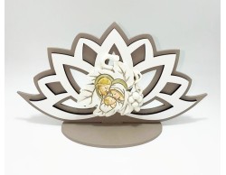 Bomboniera Prima Comunione Mariella Martini pe con applicazione sacra famiglia