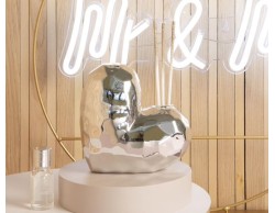 Bomboniera Matrimonio Claraluna diffusore cuore silver grande