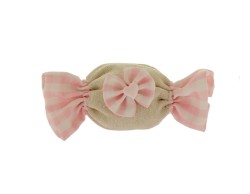 sacchetto rustic baby caramella rosa