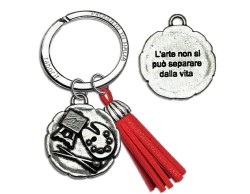 Bomboniera laurea belle arti portachiavi con scatola