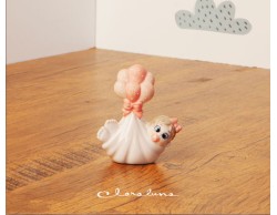 bomboniera nascita battesimo claraluna bebè femmina piccolo