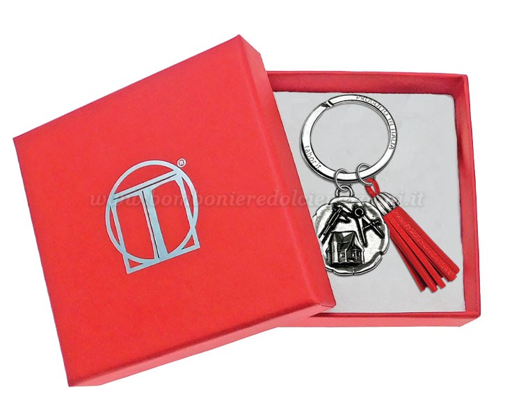 Bomboniera laurea architettura portachiavi architettura con scatola su Bomboniere Dolci Emozioni