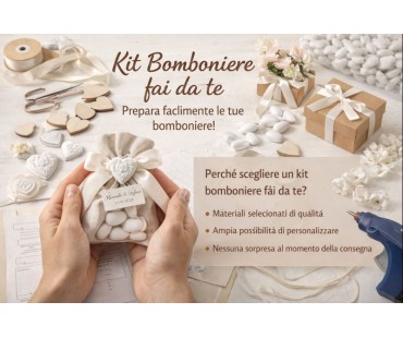 Confeziona il tuo kit bomboniere fai da te