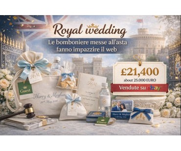 Royal wedding: le bomboniere messe all’asta fanno impazzire il web